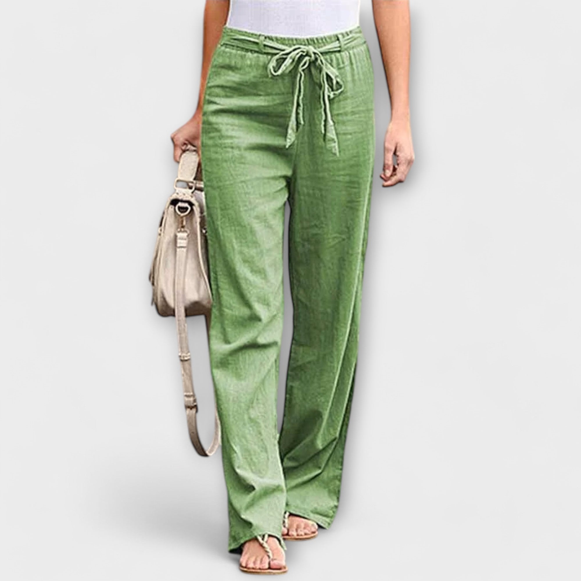 Élise™ - Lightweight Linen Trousers