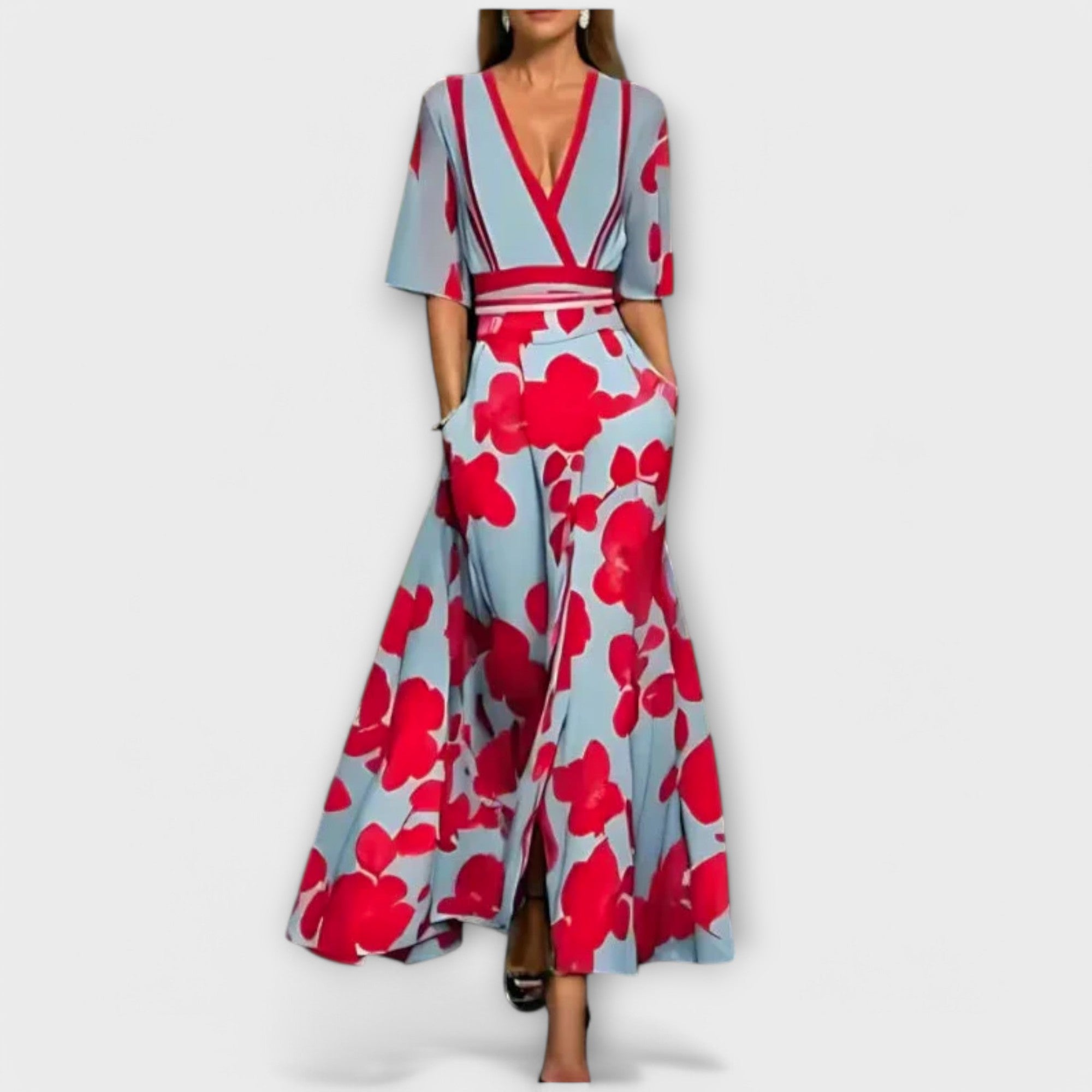 Élise™ - Elegant Floral Bodycon Dress