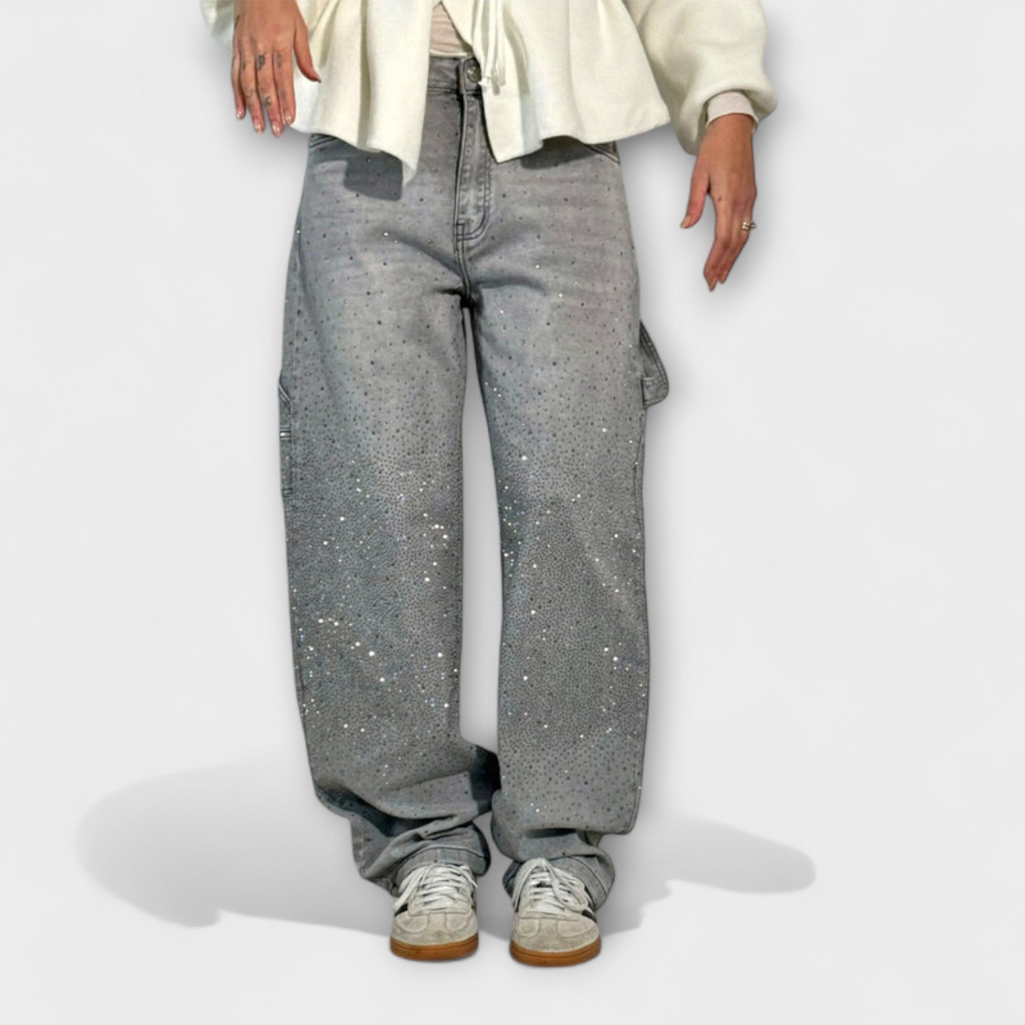 Élise™ - Denim Balloon Carpenter Jeans