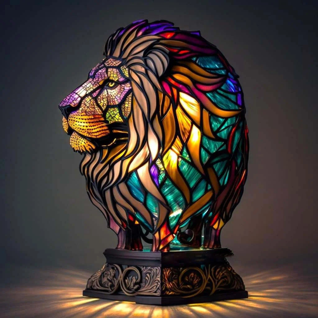 Élise™ | Enchanted Lion Lamp