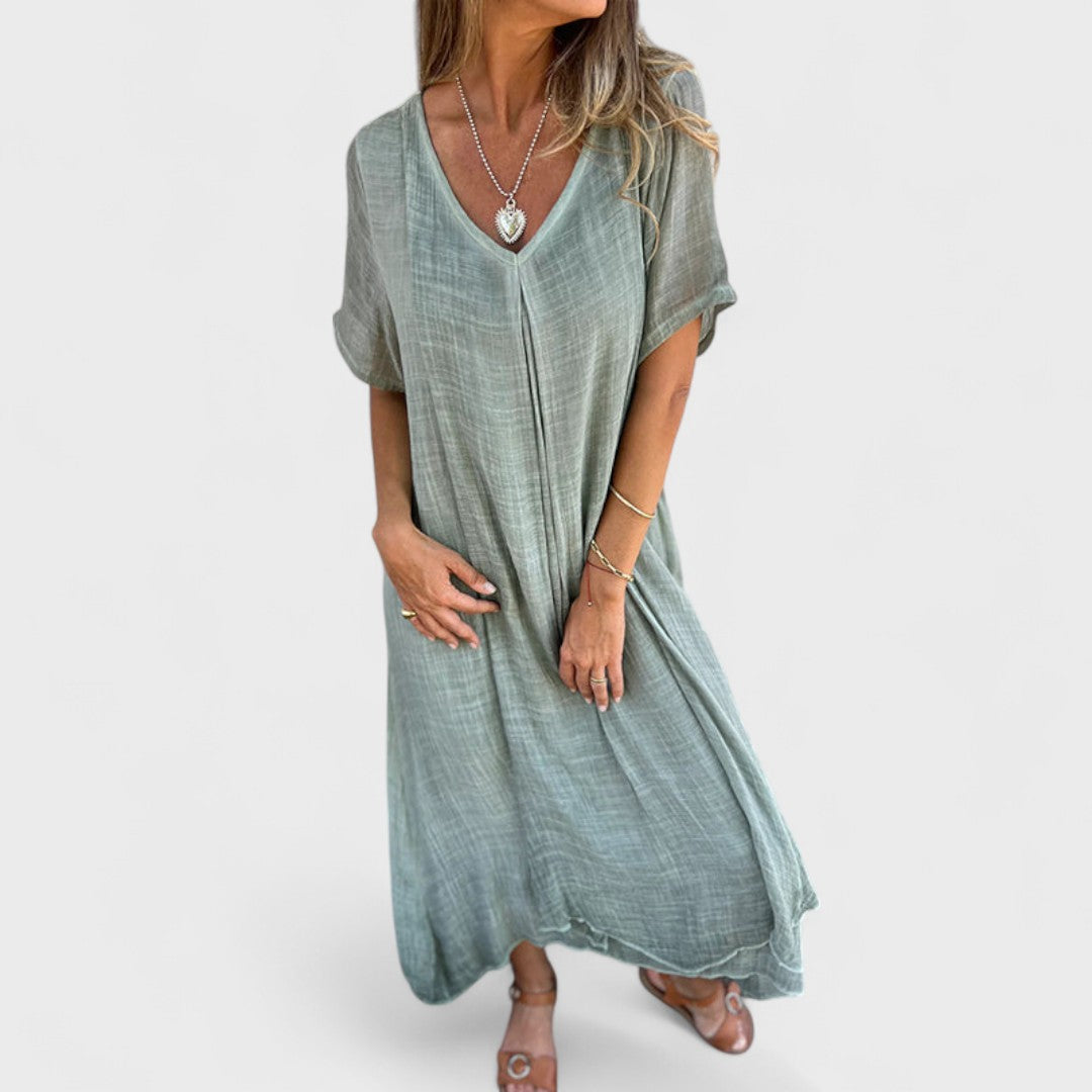 Élise™ - V-Neck Dress