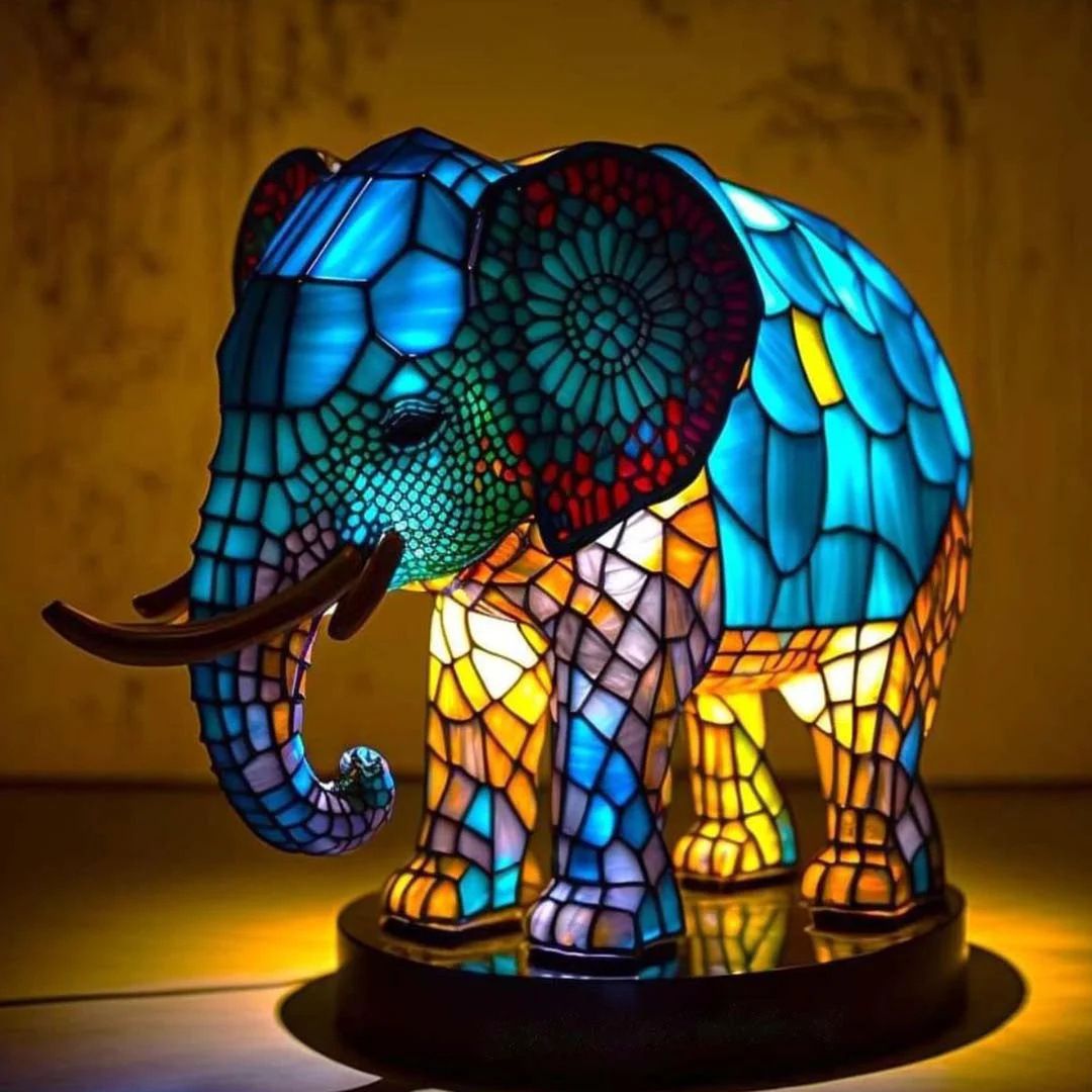 Élise™ | Enchanting Elephant Lamp