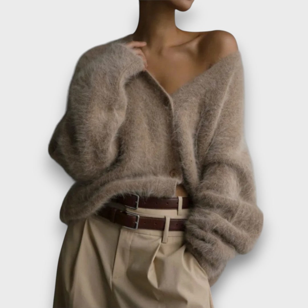 Élise – Soft Cardigan with Classic Cut