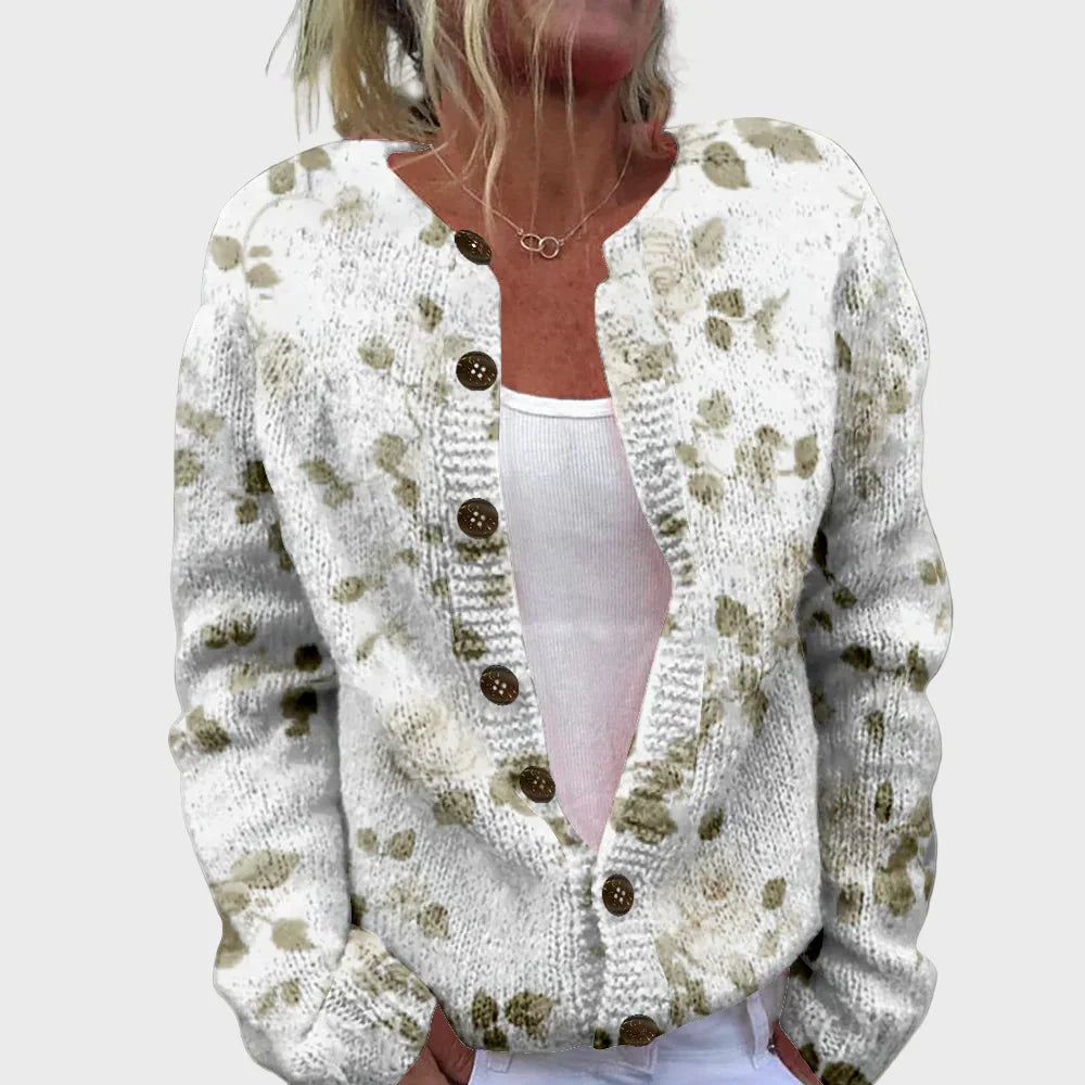 Élise Elegant Knitted Gilets with Pattern