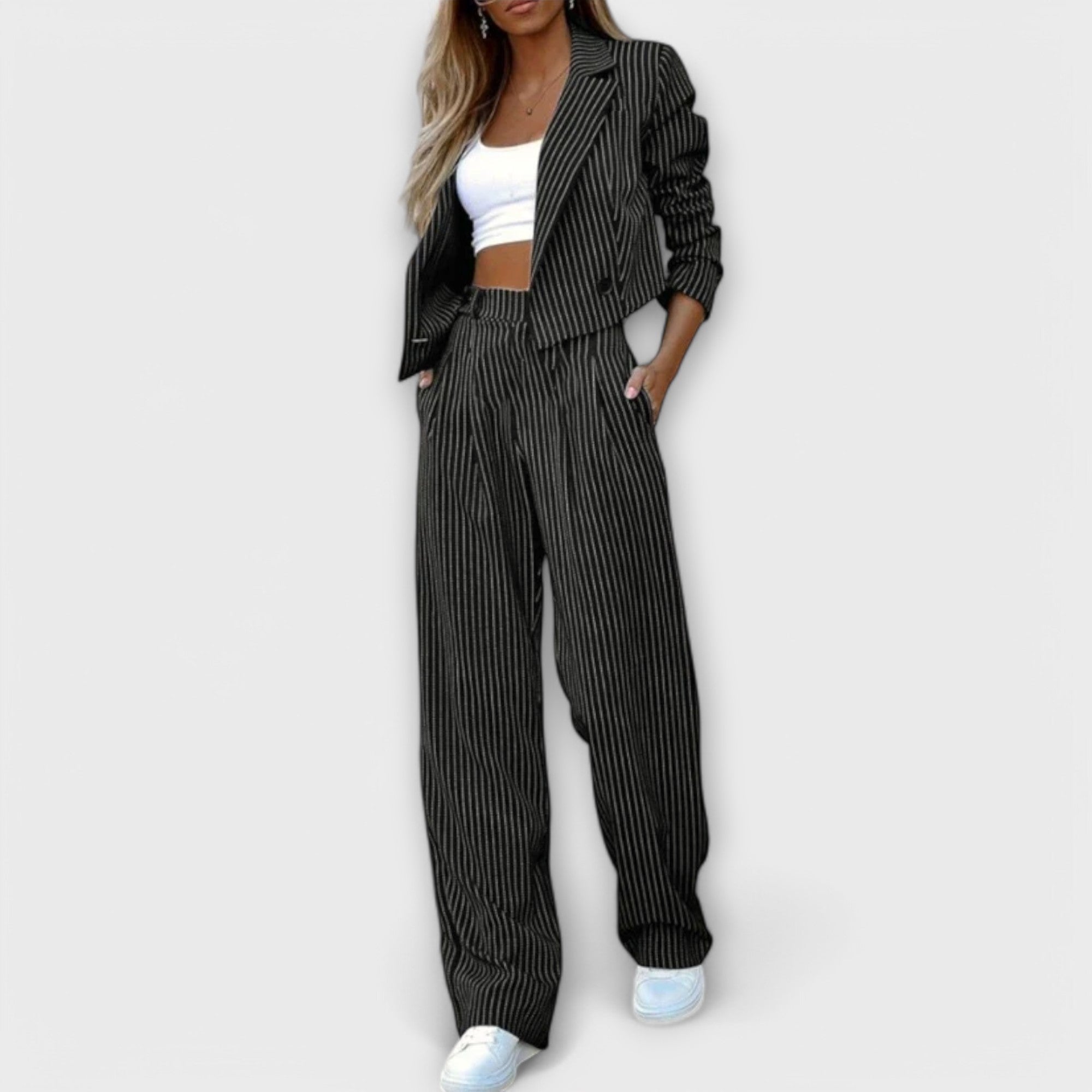 Élise™ Striped Women's Suit
