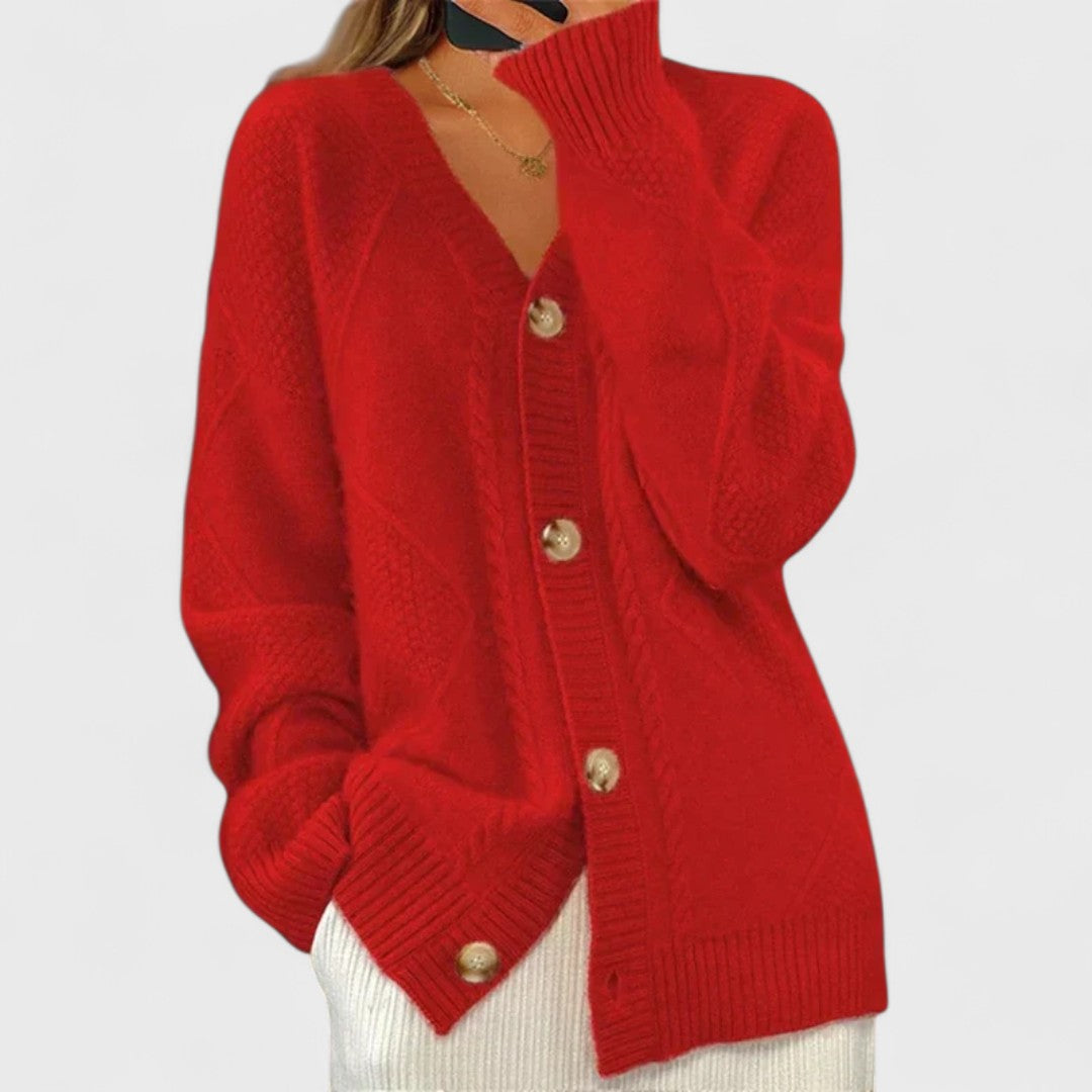 Élise - Ribbed Knit Cardigan