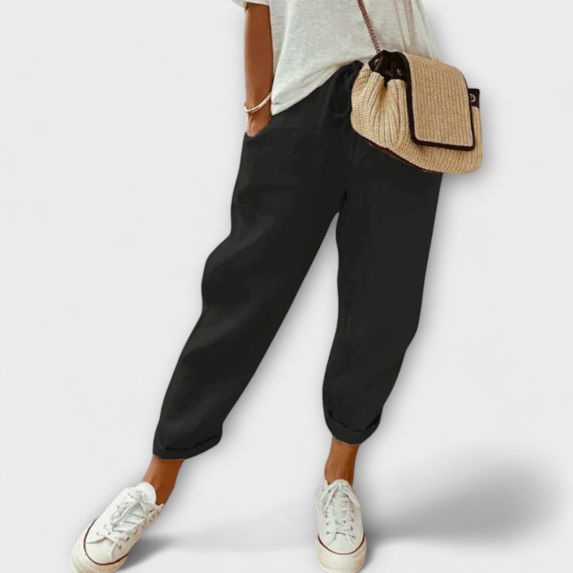 Élise™ - Stylish and Relaxed Linen Trousers