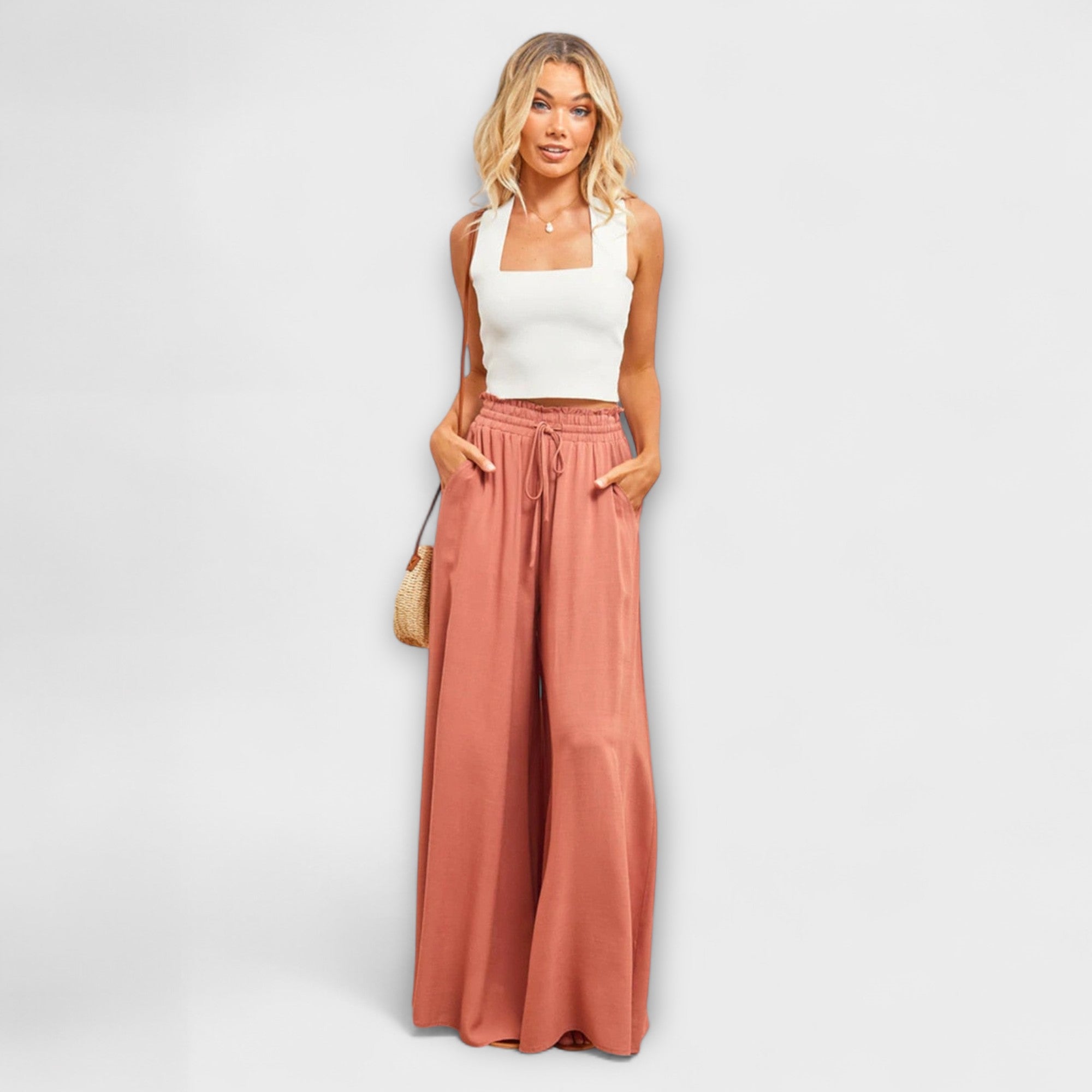 Élise™ - Comfortable Pleated Trousers
