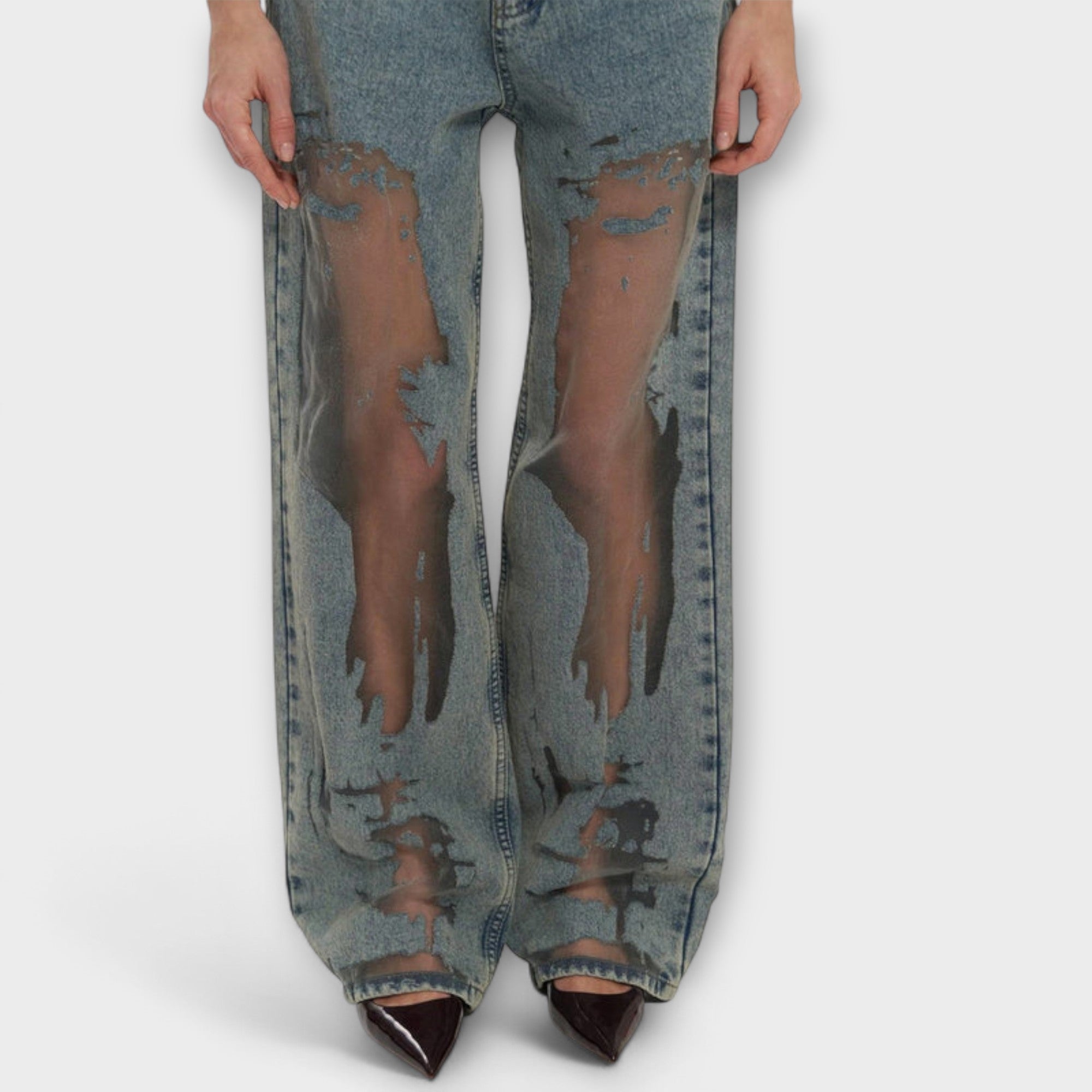 Élise™ - Jeans in Transparent Denim Blue Trixie