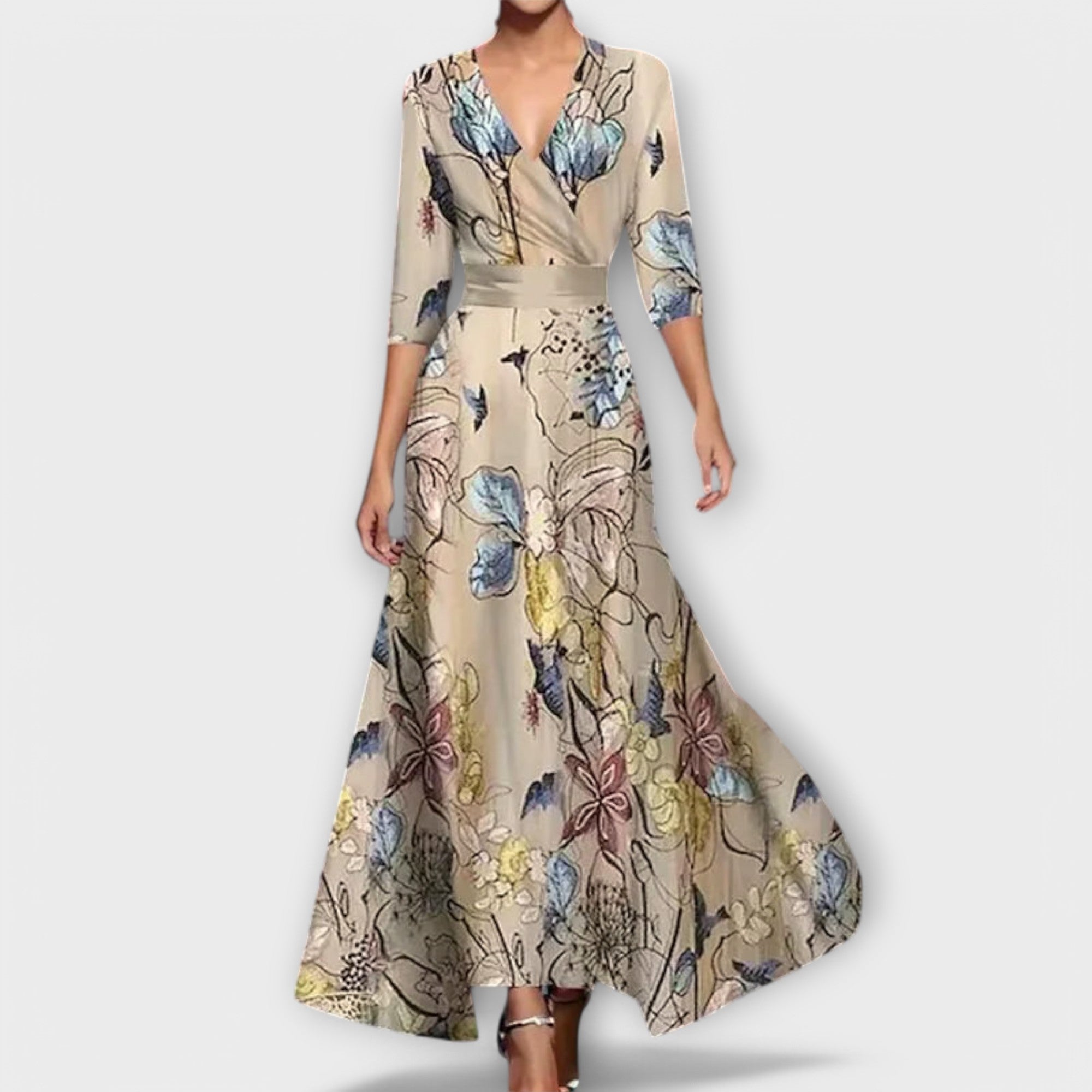 Élise™ - Elegant Women's Dress with Sleeve Design