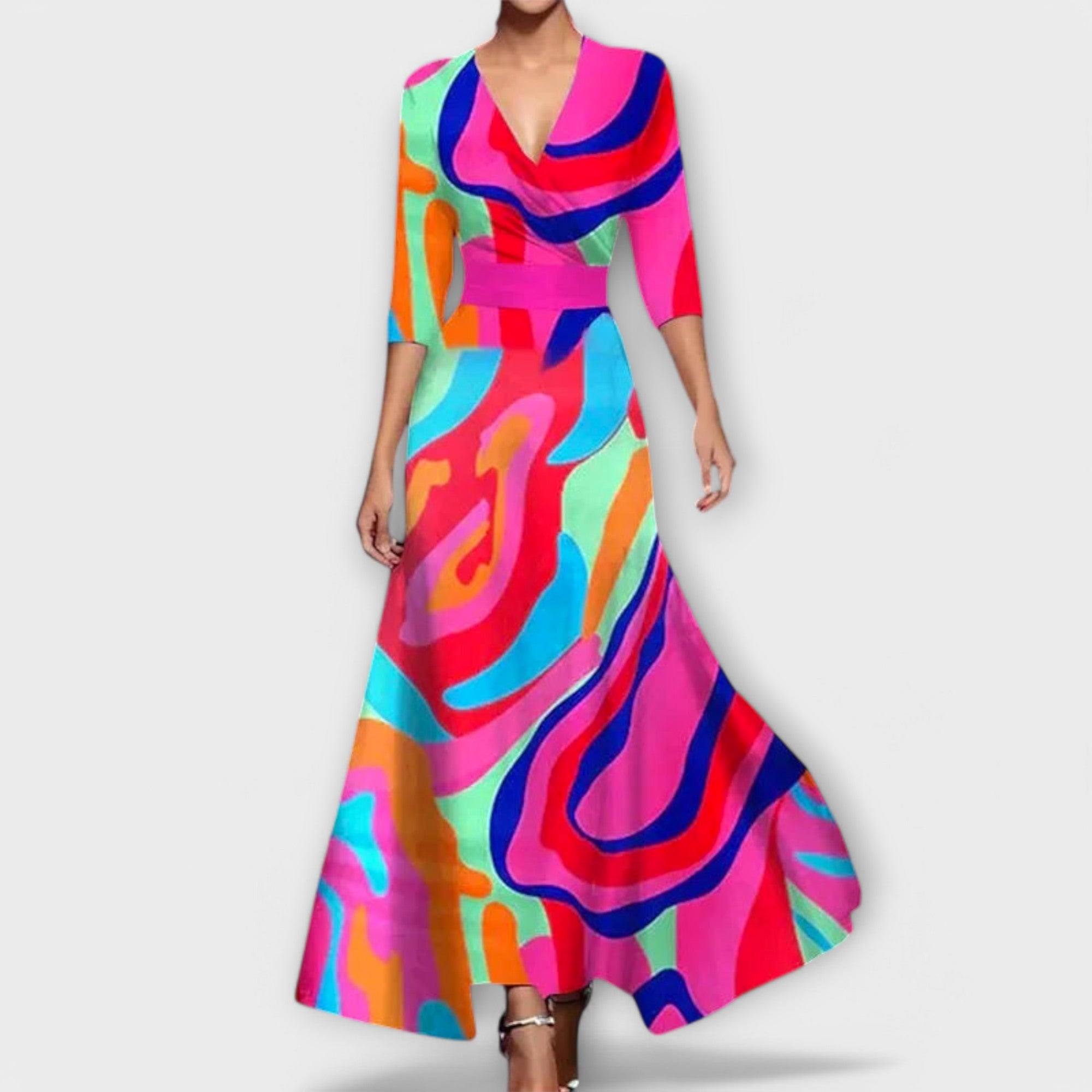 Élise™ - Elegant Women's Dress with Sleeve Design