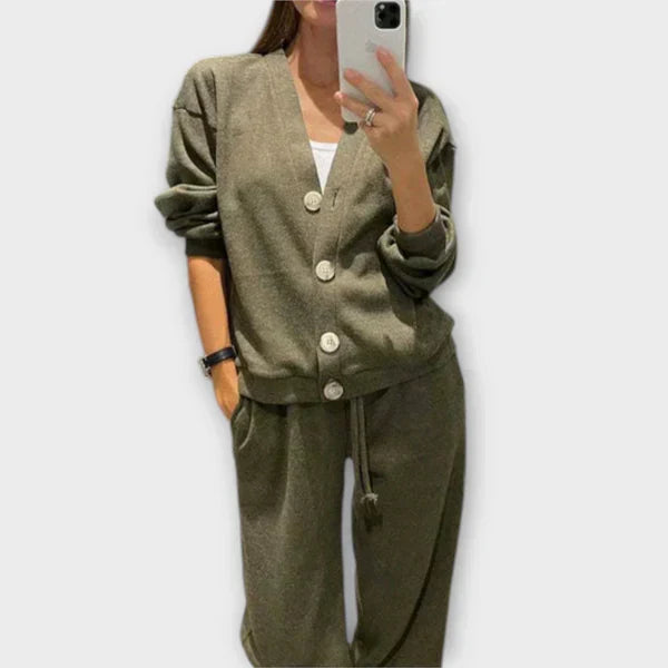 Élise™ Long Sleeve Blouse and Trousers Set