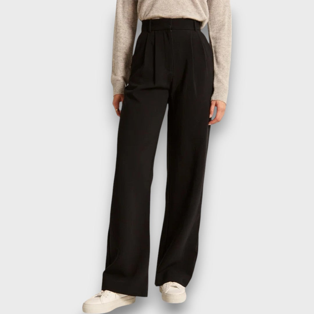 Élise™ – High-Waisted Wide-Leg Trousers