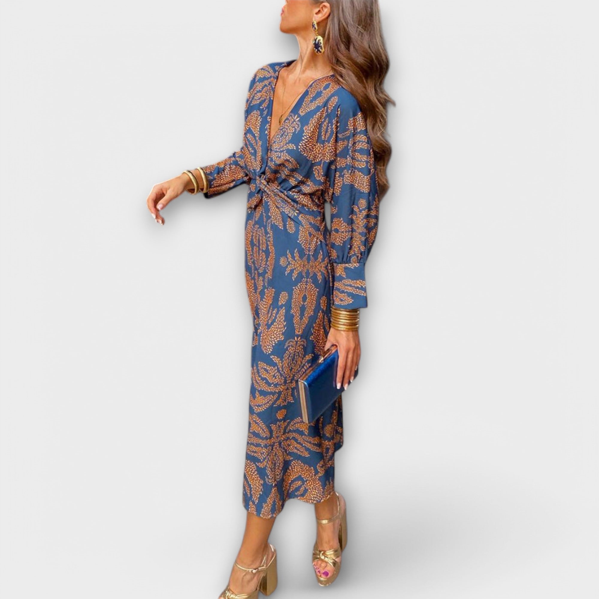 Élise™ - Elegant Long Sleeve Dress