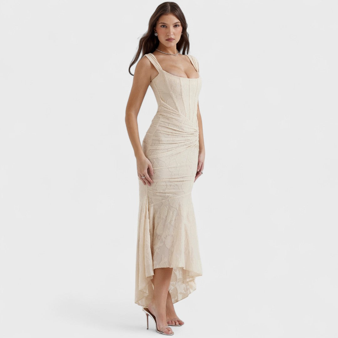 Élise™ - Long Blue Dress