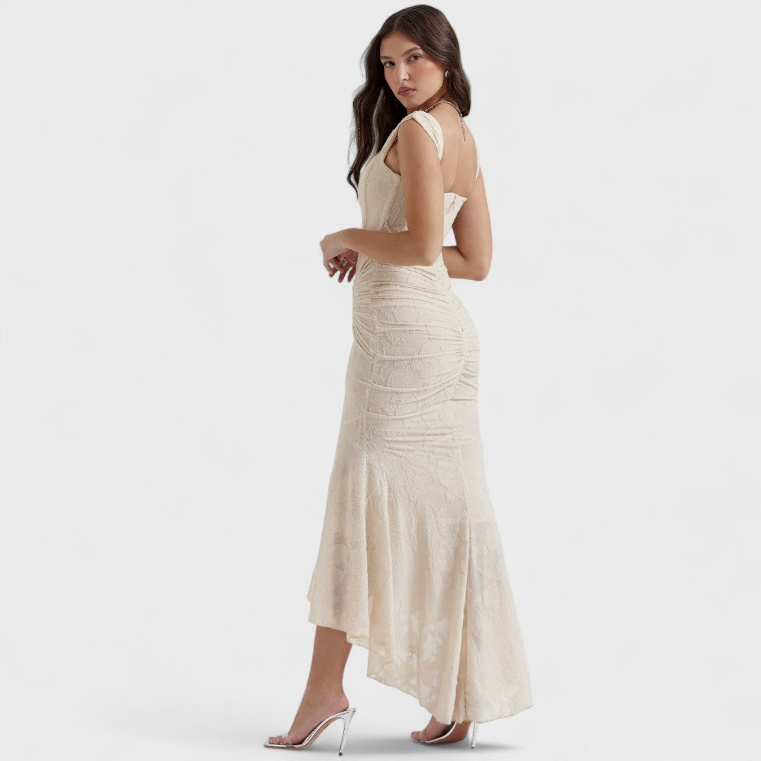 Élise™ - Long Blue Dress