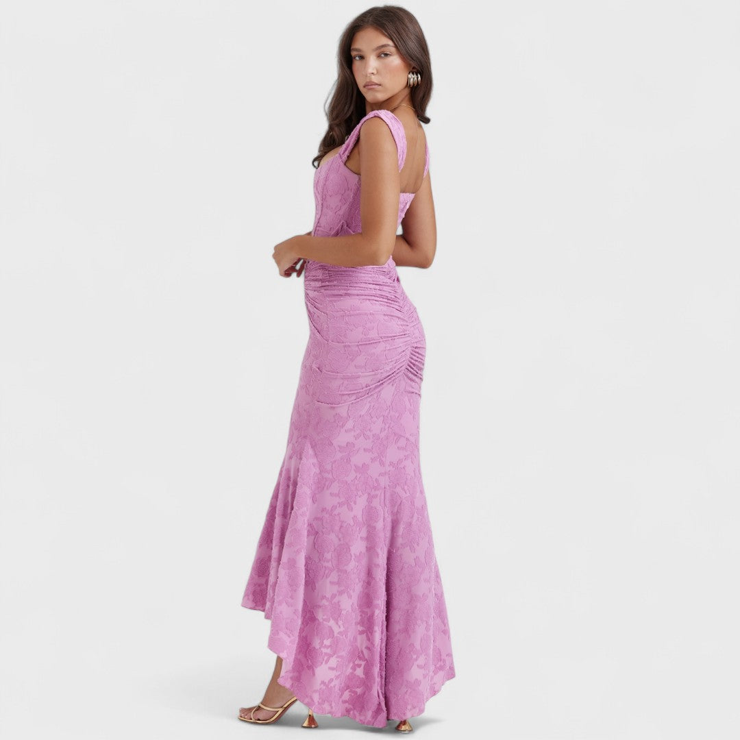Élise™ - Long Blue Dress