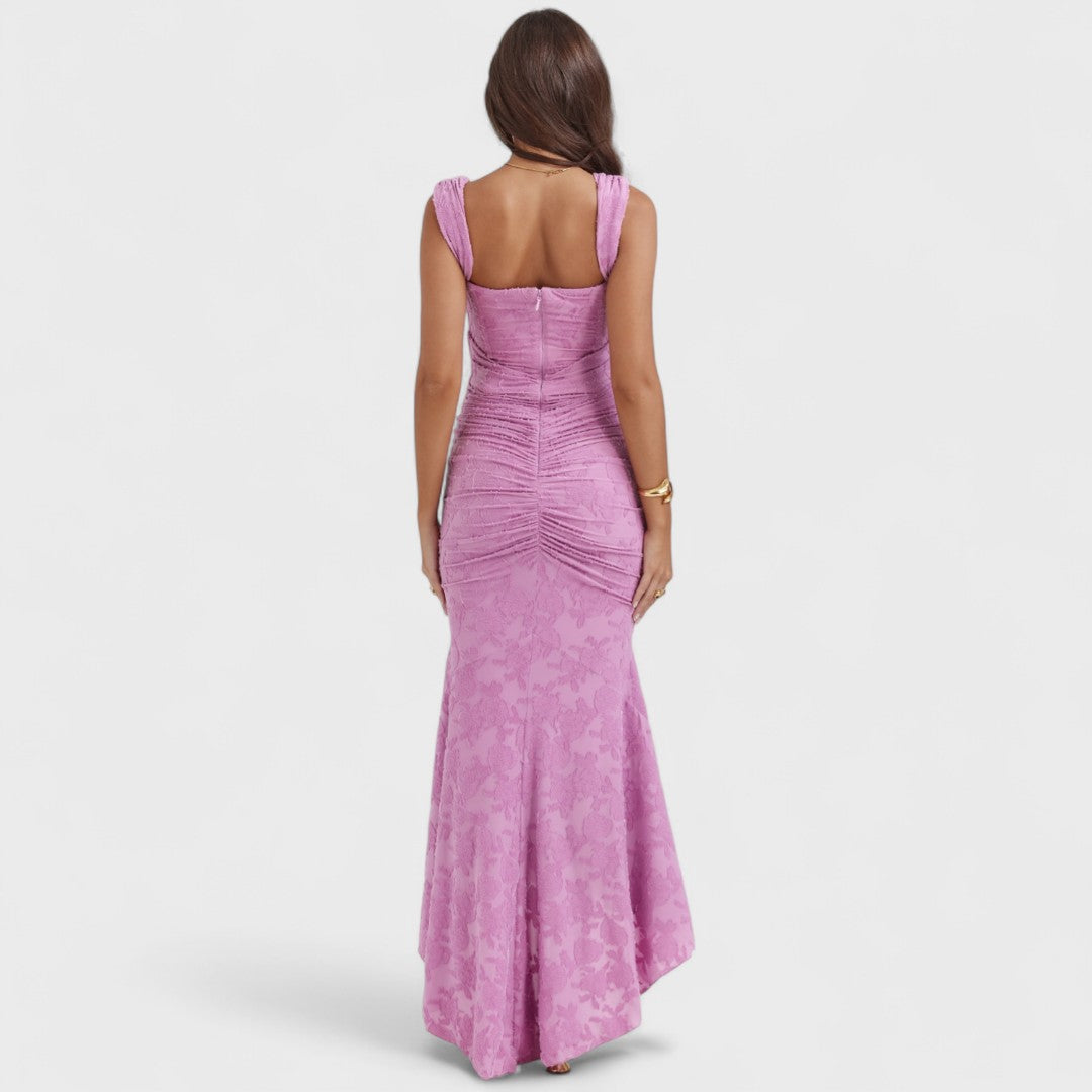 Élise™ - Long Blue Dress