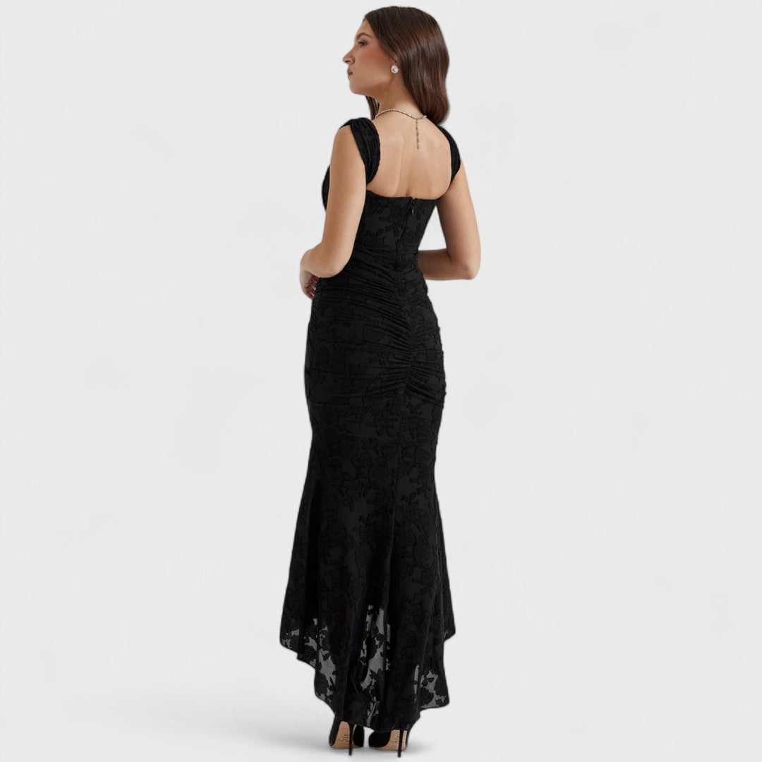 Élise™ - Long Blue Dress