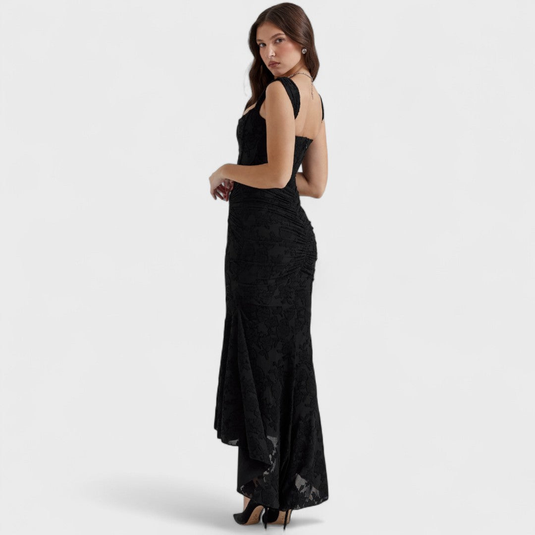 Élise™ - Long Blue Dress