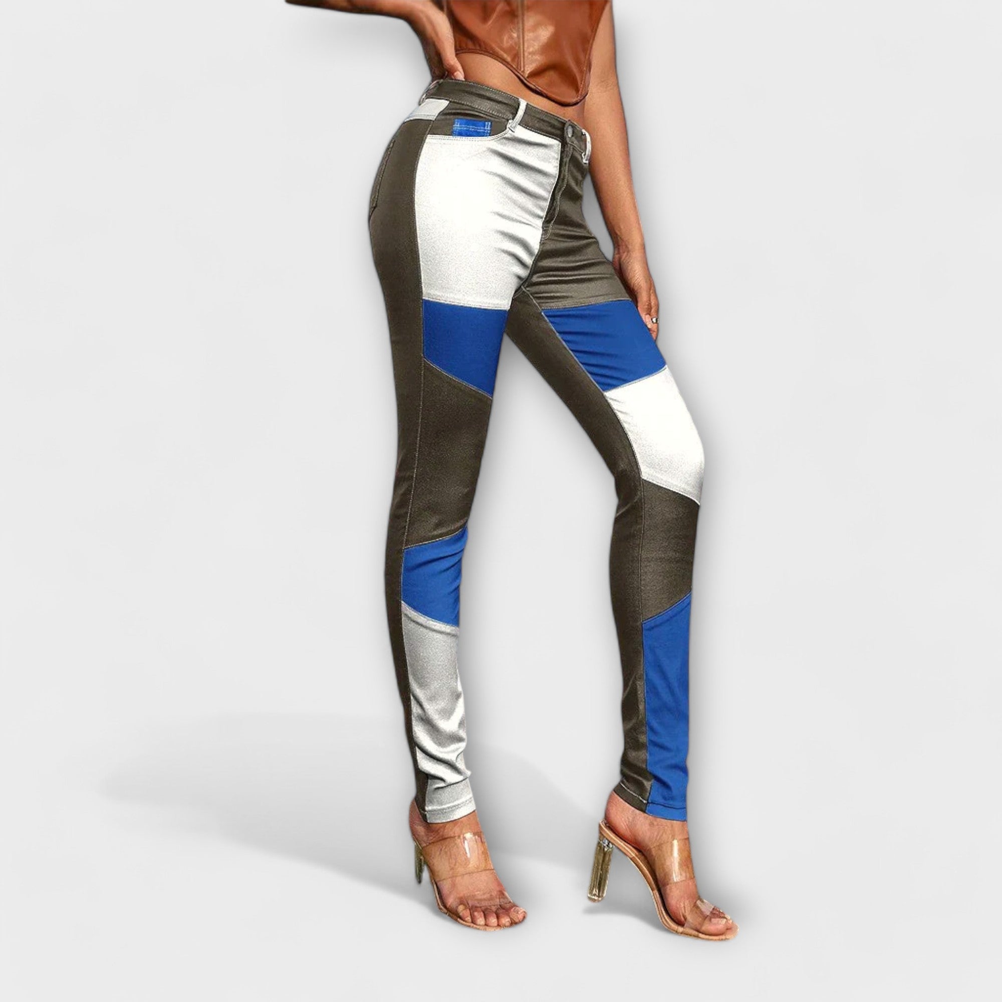 Élise™ - Colour Block Trousers