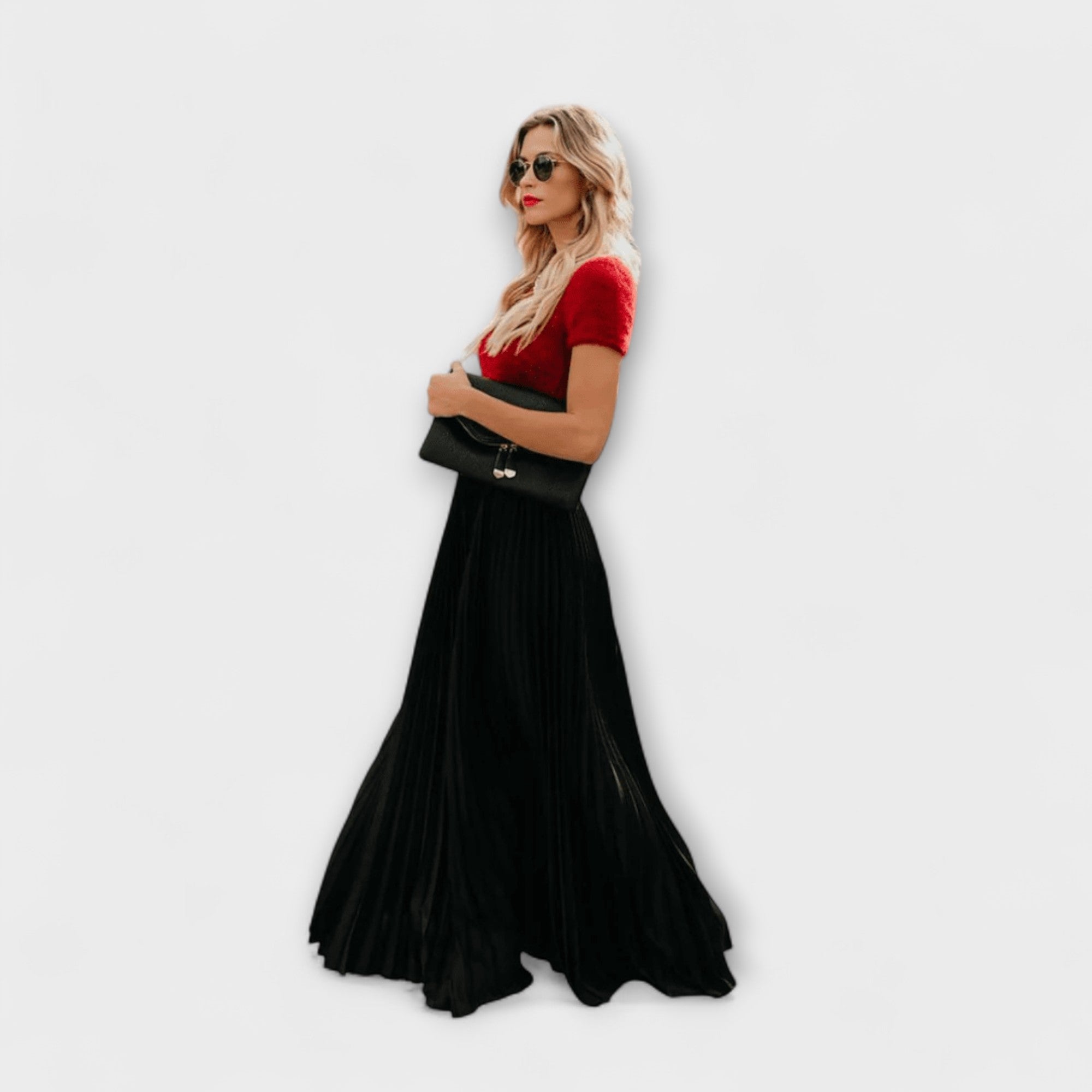 Élise™ - Pleated Maxi Skirt