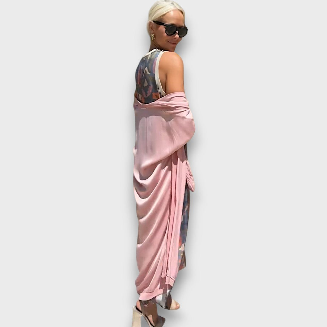 Élise™ – Maxi Dress with Cardigan